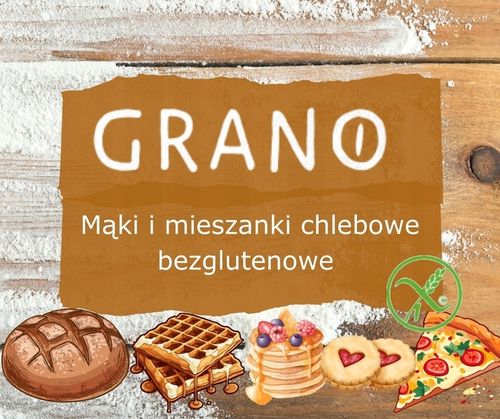 4x Bezglutenowa mieszanka uniwersalna 1kg Grano Podstawa udanych wypieków na Arena.pl