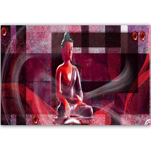 Obraz na płótnie - Canvas, Budda abstrakcyjny 90x60 na Arena.pl
