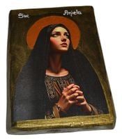 Ikona Święta Aniela patronka osób chorych, niepełnosprawnych