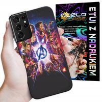 ETUI CASE DO SAMSUNG S21 ULTRA - AVENGERS IRON MAN SPIDERMAN KAPITAN