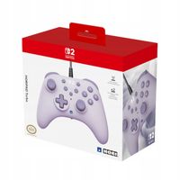 Gamepad przewodowy Hori Turbo Cozy Lavender Fioletowy do Nintendo Switch 2