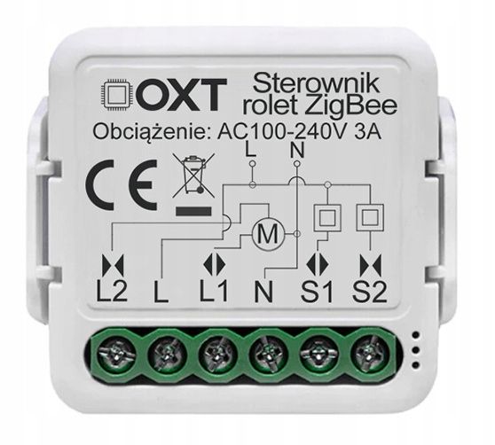 OXT Mini Sterownik Rolet Markiz ZigBee TUYA zdjęcie 1