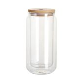 Kubek szklany 300 ml z podwójnymi ściankami do sublimacji