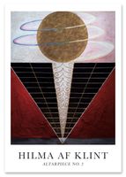 Plakat Hilma af Klint altarpiece 50x70 cm
