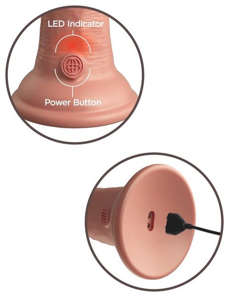 Kce 7 Dd Vibrating Cock Rc Lig zdjęcie 6