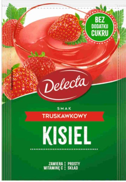 DELECTA Kisiel Truskawkowy 38g zdjęcie 1
