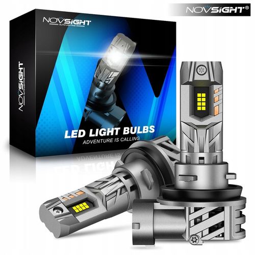 ŻARÓWKI LED H11 BARDZO MOCNE 20000LM DOPASOWANE 1 DO 1 na Arena.pl