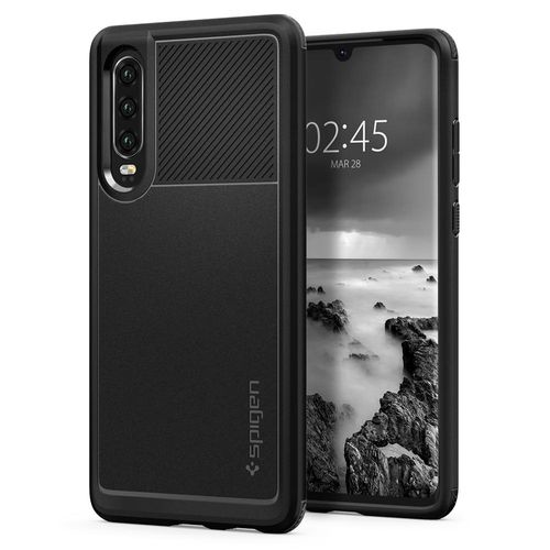 SPIGEN RUGGED ARMOR EXTRA - Huawei P30 - BLACK na Arena.pl