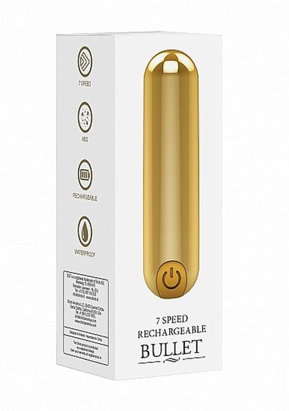 10 Speed Rechargeable Bullet - Gold zdjęcie 2