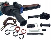 PRZYSTAWKA SZLIFIERKI DO SZLIFOWANIA POLEROWANIA SPAWÓW RUR PILNIK TAŚMOWY