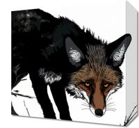 Obraz 30x30cm Nieufny Lis
