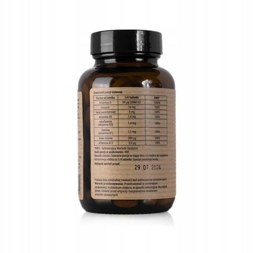 Twój Cel To B COMPLEX D3 8000 witamina z grupy B kompleks - 120 tabletek na Arena.pl