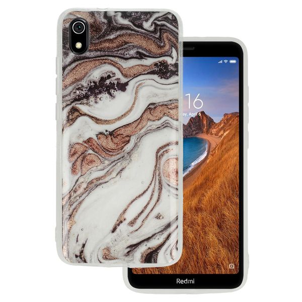 Marble Glitter Case do Xiaomi Redmi 7A Wzór 1 zdjęcie 1
