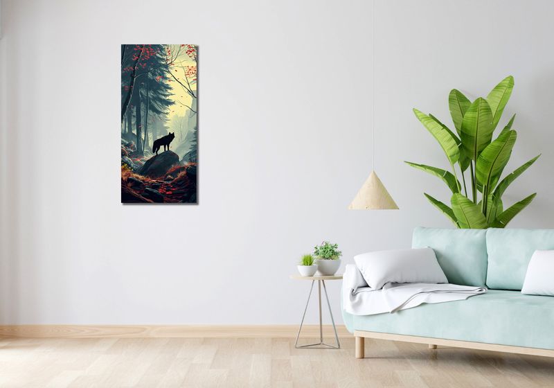 Obraz 40x90cm Leśne Echa zdjęcie 2