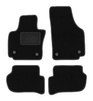 Dywaniki welurowe LUX Seat Toledo III 2004-2012 czarne z mocowaniami