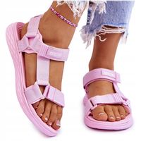 SANDAŁKI NA RZEP BIG STAR RÓŻOWE LL274A100 38