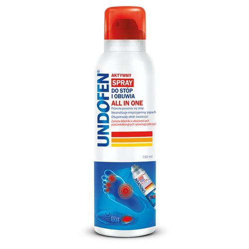 Undofen Antygrzybiczy Spray do stóp, obuwia z olejkiem z drzewa herb. 150ml na Arena.pl