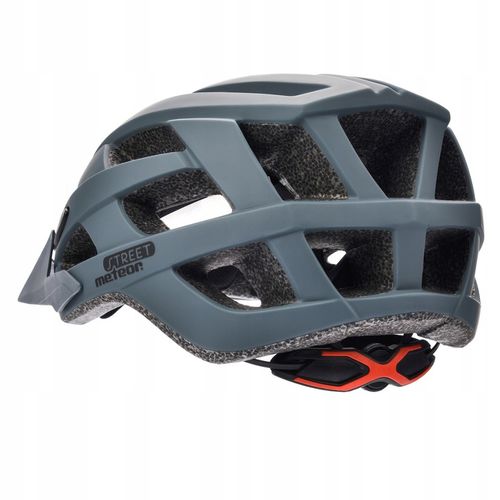 KASK ROWEROWY METEOR STREET M 55-58 IN-MOLD szary na Arena.pl