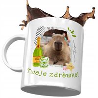 Kubek Kapibara Na Urodziny Imieniny Prezent Z Nadrukiem Ze Zdjęciem
