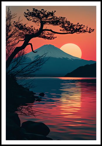 Plakat 61x90,5cm Góra Wieczorem na Arena.pl