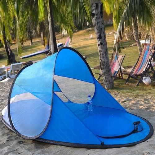 DUŻY NAMIOT PLAŻOWY SKŁADANY PRZENOŚNY PARAWAN SAMOROZKŁADAJĄCY DLA DZIECI na Arena.pl