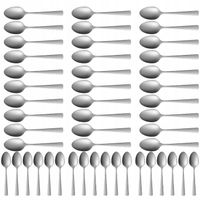 48x ŁYŻECZKI SZTUĆCE ZESTAW ŁYŻECZEK ŁYŻKI DO HERBATY KAWY KOMPLET 48szt