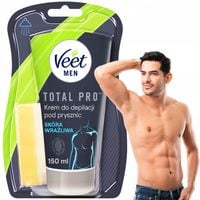 Veet MEN krem do depilacji dla mężczyzn pod prysznic skóra wrażliwa 150 ml