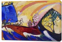 Obraz 100x70cm Painting with Troika, Wassily Kandinsky Vintage