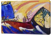 Obraz 100x70cm Painting with Troika, Wassily Kandinsky Vintage