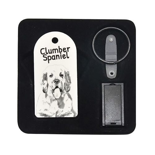 Clumber Spaniel- pendrive 8GB z wizerunkiem psa. na Arena.pl