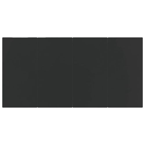 5-częściowy zestaw mebli ogrodowych, czarny, polirattan na Arena.pl