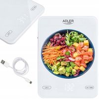 ELEKTRONICZNA WAGA KUCHENNA 10kg LCD USB AD3177