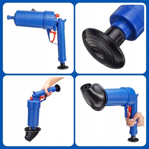 PISTOLET DO UDRAŻNIANIA RUR PRZEPYCHACZ WC TOALET ZLEWU KRET HYDRAULICZNY na Arena.pl