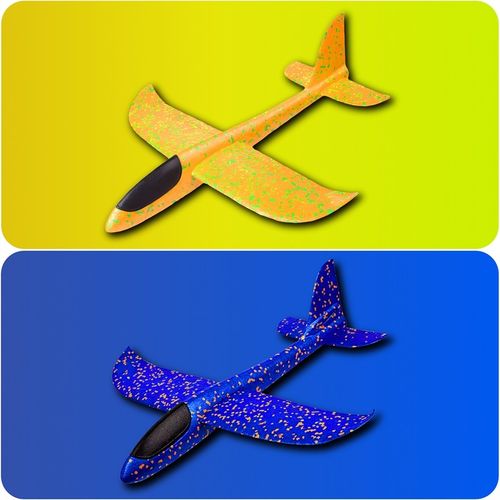 12X SAMOLOT STYROPIANOWY SZYBOWIEC RZUTKA SAMOLOTY ZE STYROPIANU DLA DZIECI na Arena.pl