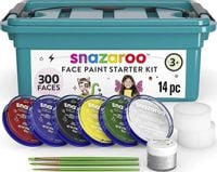 SNAZAROO ZESTAW FARB DO MALOWANIA TWARZY I CIAŁA WALIZKA STARTOWA 14 el.