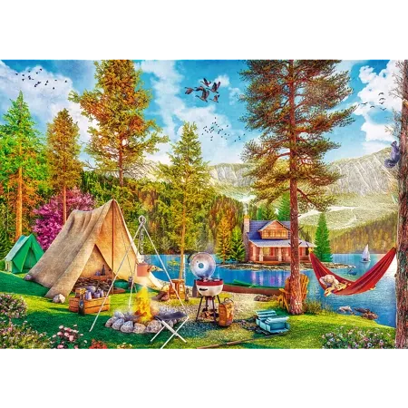 Puzzle 2 x 500 elementów. Letni relaks na Arena.pl