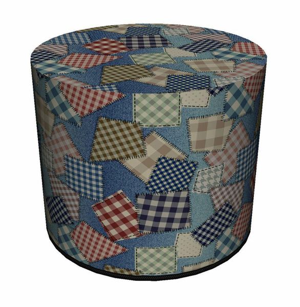 Pufa dekoracyjna Pachwork zdjęcie 1