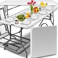 STÓŁ OGRODOWY PLASTIKOWY Rozkładany Składany Cateringowy Turystyczny