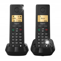 Telefon bezprzewodowy GIGASET Pure 200 Duo Czarny
