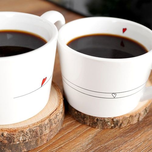 Kubki ceramiczne SERCE 200 ml 2 szt. na Arena.pl