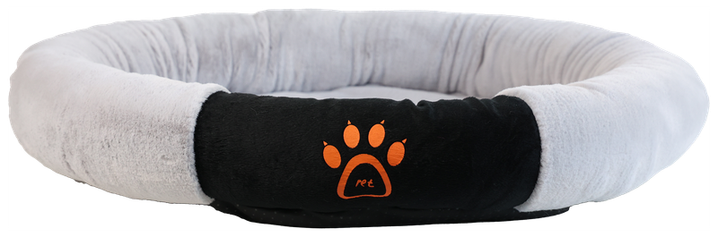 Legowisko dla psa owalne szare M PAW 48x48cm zdjęcie 2