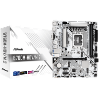 asrock b760m-hdv/m.2 matx lga1700 ddr5
