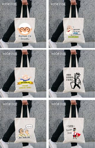 Eko Torba z nadrukiem PREZENT dla babci SUPER na Arena.pl