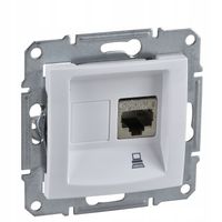 Sedna gniazdo komputerowe RJ45 kat.5e UTP biały SDN4300121 SCHNEIDER