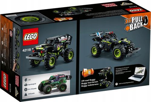 LEGO Technic 42118 Monster Jam Grave Digger na Arena.pl
