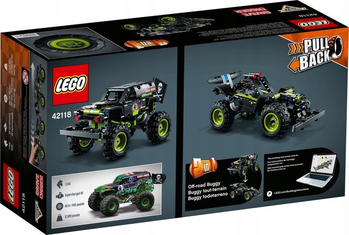 LEGO Technic 42118 Monster Jam Grave Digger zdjęcie 9