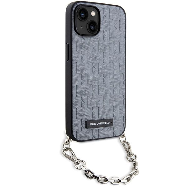 Etui Karl Lagerfeld do iPhone 15, iPhone 14, iPhone 13, Srebrny zdjęcie 3