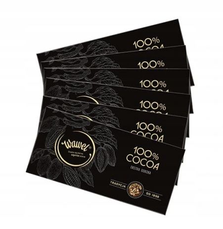 WAWEL Tabliczka Ekstra Gorzka 100% cocoa (6 sztuk) zdjęcie 1