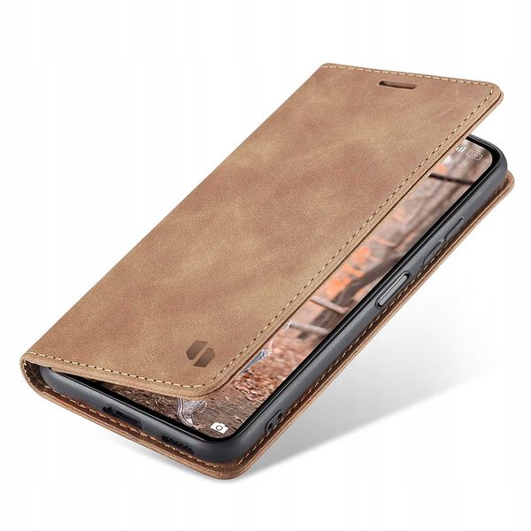 Spacecase Wallet Mi 11 Lite/5G Ne Light Brown zdjęcie 3