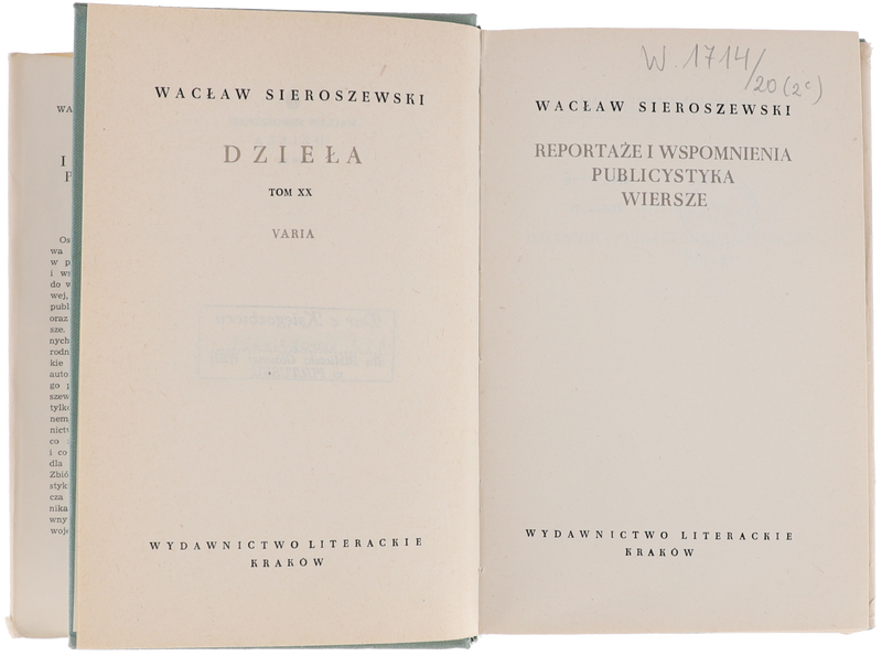 Sieroszewski Reportaże i wspomnienia DziełaXX 1963 zdjęcie 9